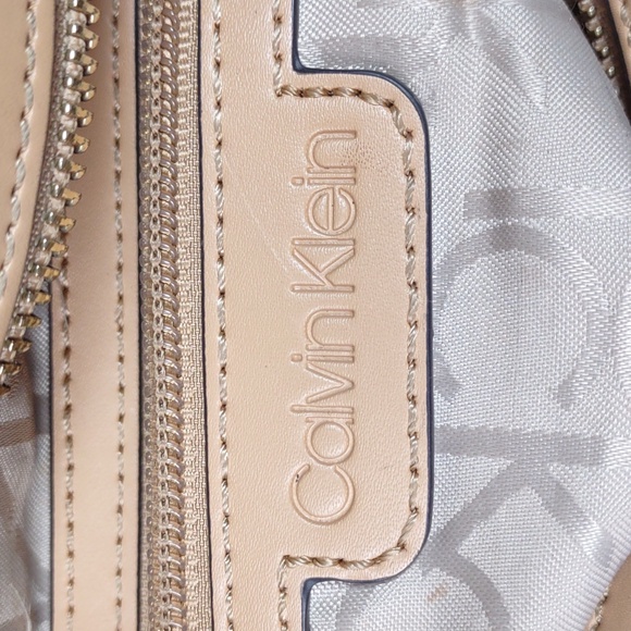 Calvin Klein Signature Monogram Satchel - Picture 13 of 16